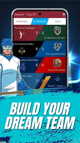 Astonishing Hockey Manager (Астонишинг Хоккей Менеджер)  [МОД Unlocked] Screenshot 2