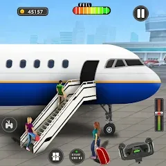 Скачать взлом Flight Simulator - Plane Games (Флайт Симулятор)  [МОД Unlocked] - полная версия apk на Андроид