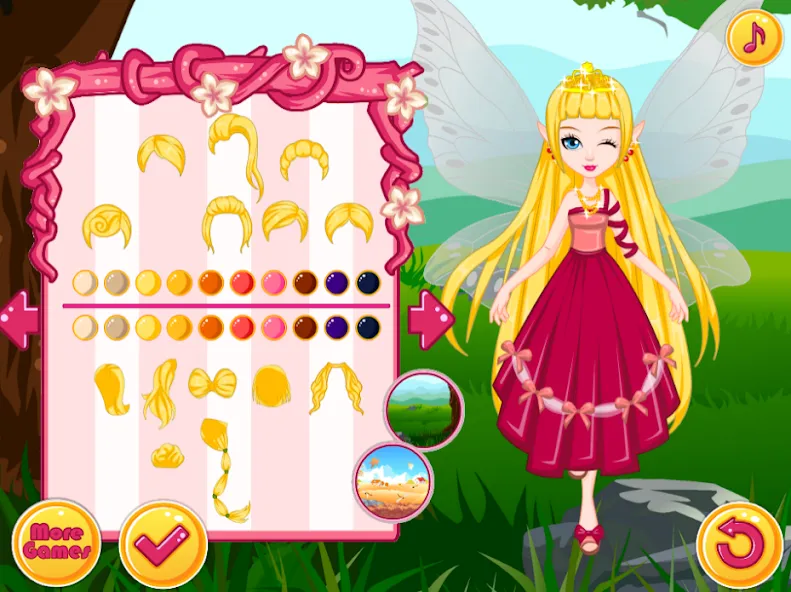 Fairy Dress Up - Girls Games  [МОД Много денег] Screenshot 1