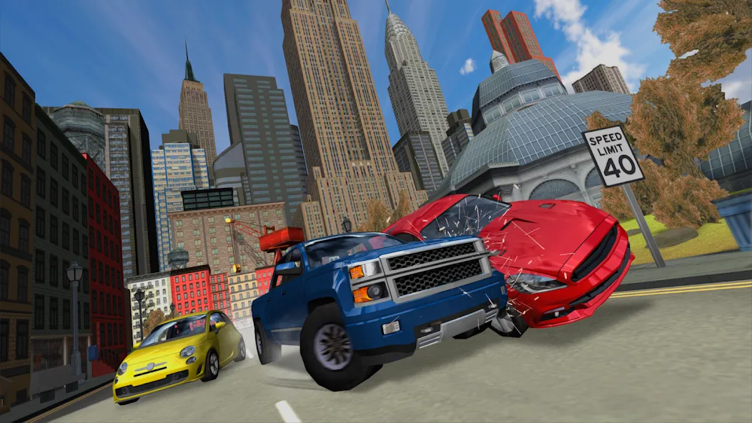 Car Driving Simulator: NY (Симулятор вождения автомобиля)  [МОД Все открыто] Screenshot 1