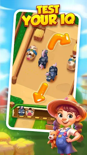 Farm Fun - Animal Parking Game (Фарм Фан)  [МОД Mega Pack] Screenshot 5