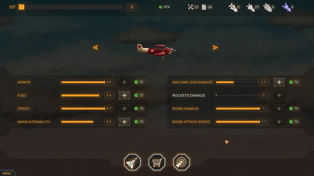 Aircraft Evolution (Эволюция воздушных судов)  [МОД Бесконечные монеты] Screenshot 3