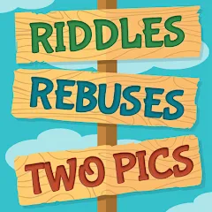 Взлом Riddles, Rebuses and Two Pics  [МОД Все открыто] - последняя версия apk на Андроид