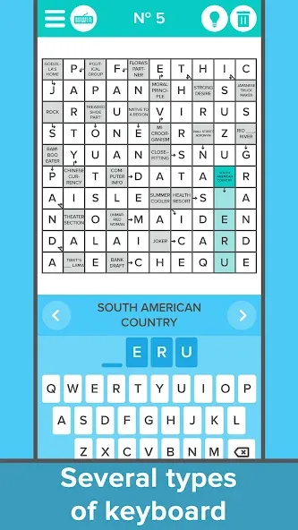 Crossword: Arrowword puzzles  [МОД Unlimited Money] Screenshot 2