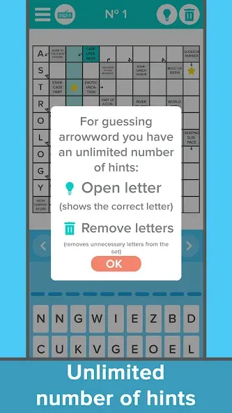 Crossword: Arrowword puzzles  [МОД Unlimited Money] Screenshot 4