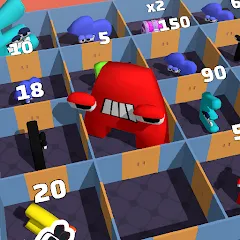 Скачать взлом Alphabet Battle: Room Maze (Алфавит батл)  [МОД Unlocked] - полная версия apk на Андроид