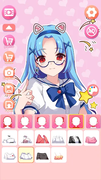 Viya Avatar Maker:emoji (Вия Аватар Мейкер)  [МОД Много монет] Screenshot 4