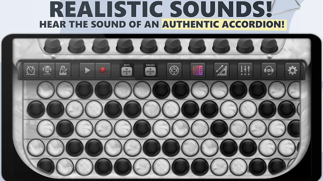 Accordion Chromatic Button (Аккордеон с хроматическими кнопками)  [МОД Много денег] Screenshot 1