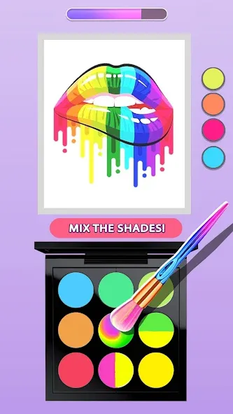 Makeup Kit - Color Mixing  [МОД Бесконечные деньги] Screenshot 1