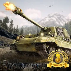 Скачать взломанную Tank Warfare: PvP Battle Game (Танковое сражение)  [МОД Меню] - полная версия apk на Андроид