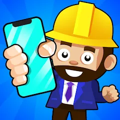 Взломанная Idle Smartphone Tycoon Factory (Смартфон Фабрика Айдл Тайкун)  [МОД Menu] - последняя версия apk на Андроид