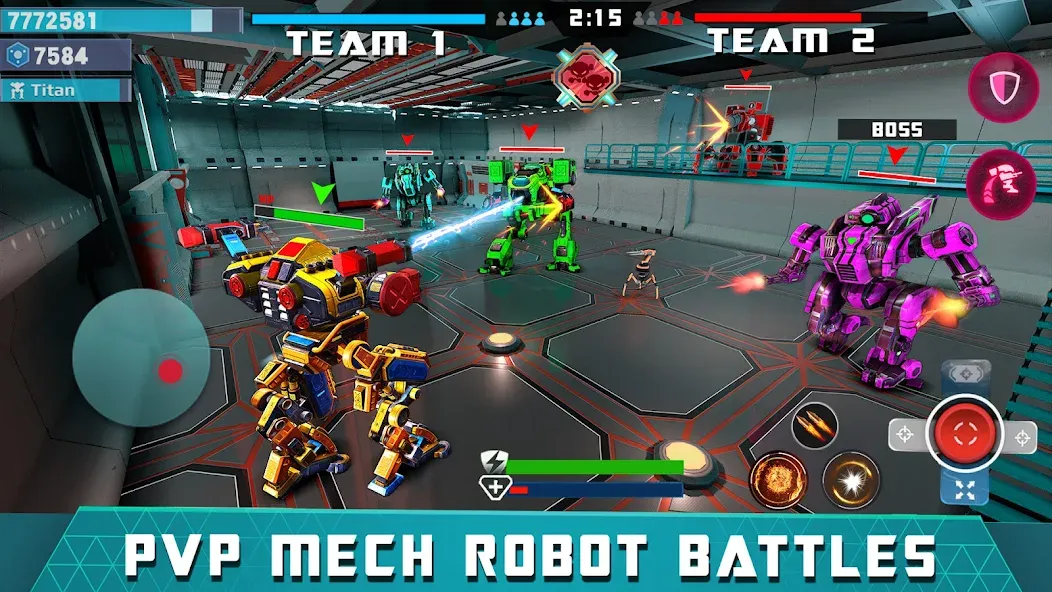 Mech Robot Wars - Multi Robot  [МОД Бесконечные деньги] Screenshot 5