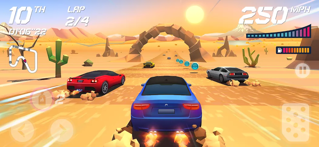 Horizon Chase – Arcade Racing (Хорайзон Чейс)  [МОД Mega Pack] Screenshot 5