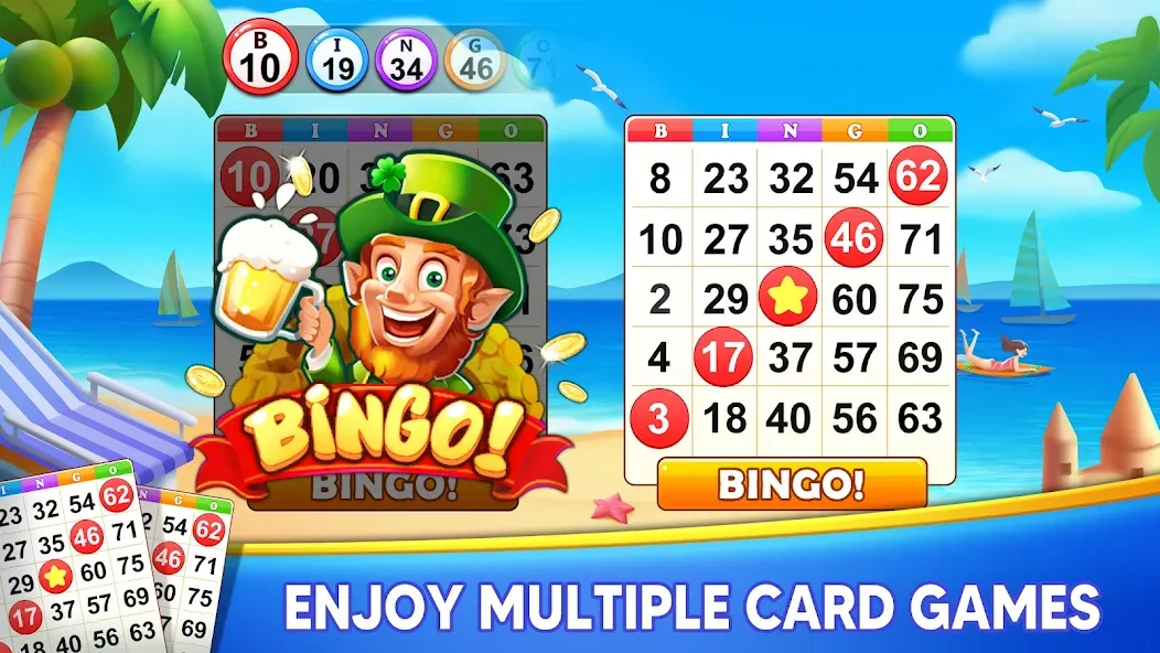 Bingo Holiday: Live Bingo Game  [МОД Unlocked] Screenshot 2