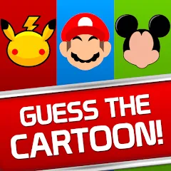 Скачать взлом Guess the Cartoon Character (Догадайтесь кто из мультяшного персонажа)  [МОД Mega Pack] - стабильная версия apk на Андроид