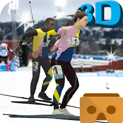 Взломанная Biathlon VR (Биатлон )  [МОД Unlimited Money] - полная версия apk на Андроид