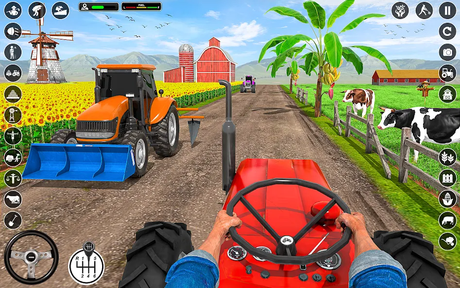 Tractor Farming: Tractor Games (Тракторное хозяйство)  [МОД Много монет] Screenshot 1