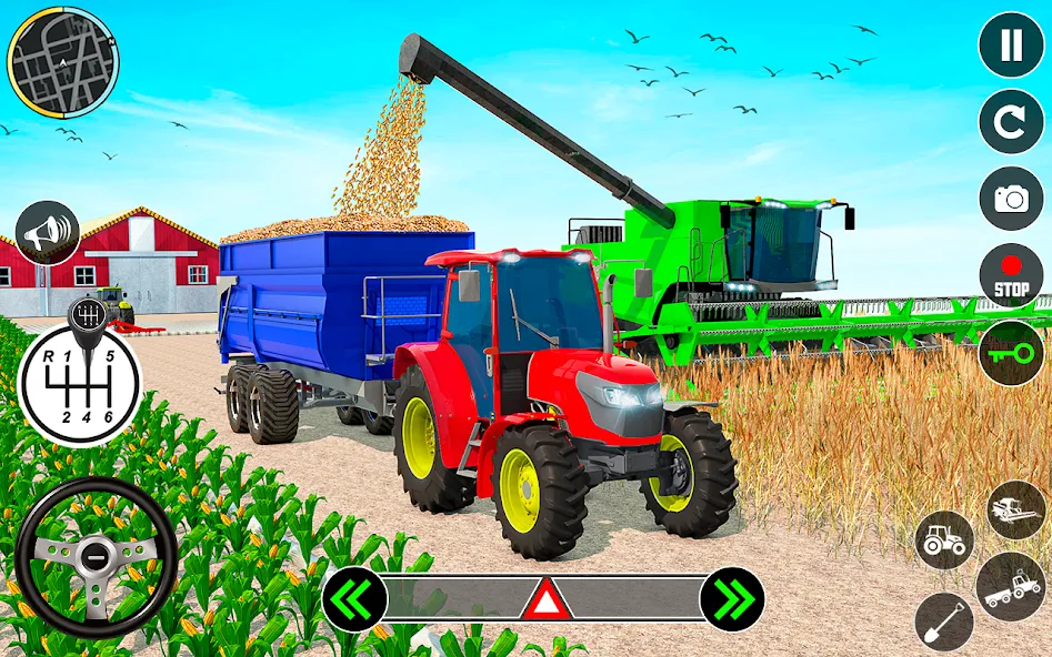 Tractor Farming: Tractor Games (Тракторное хозяйство)  [МОД Много монет] Screenshot 3