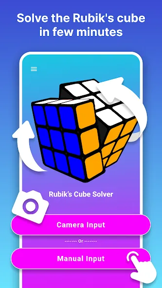 Rubik's Cube Solver  [МОД Menu] Screenshot 2