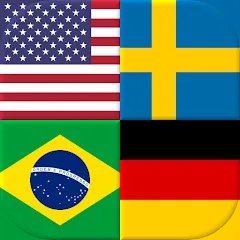 Скачать взломанную Flags of All World Countries  [МОД Много монет] - полная версия apk на Андроид