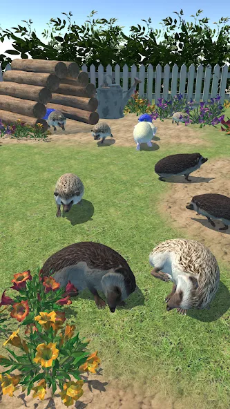 Hedgehog Friends (Хеджхог Френдс)  [МОД Много монет] Screenshot 1