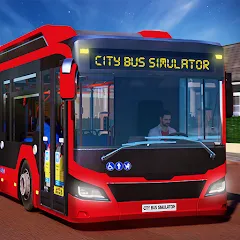 Скачать взломанную City Bus Simulator: Bus Games (Риал Сити Бас Симулятор Геймс)  [МОД Menu] - последняя версия apk на Андроид