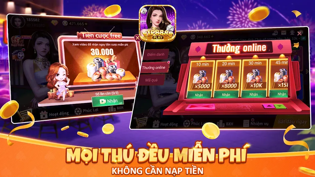 VIP8888 Play - Sòng Bạc ONLINE (ВИП8888 Плей)  [МОД Mega Pack] Screenshot 2