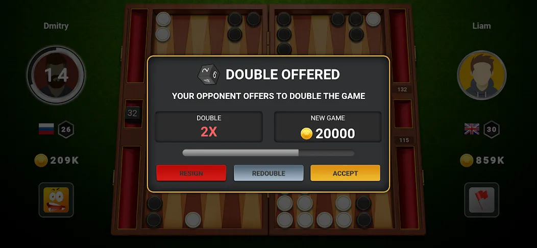 Backgammon Champs - Board Game (Бэкгаммон Чемпс)  [МОД Меню] Screenshot 3