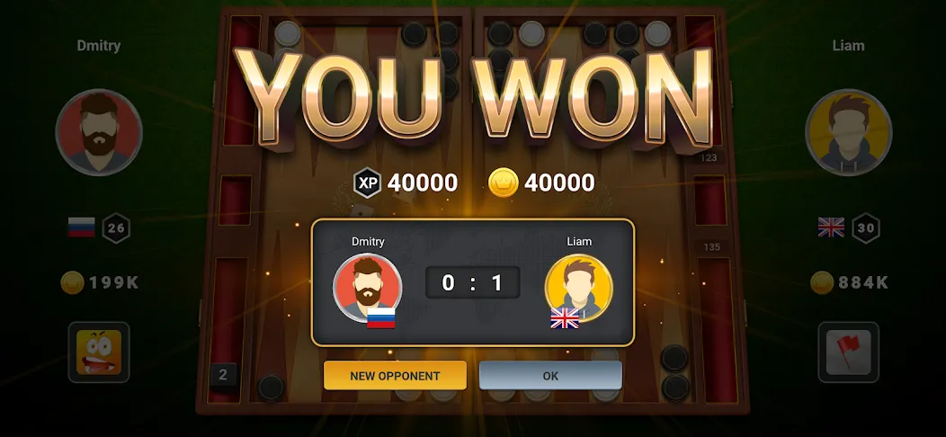 Backgammon Champs - Board Game (Бэкгаммон Чемпс)  [МОД Меню] Screenshot 4