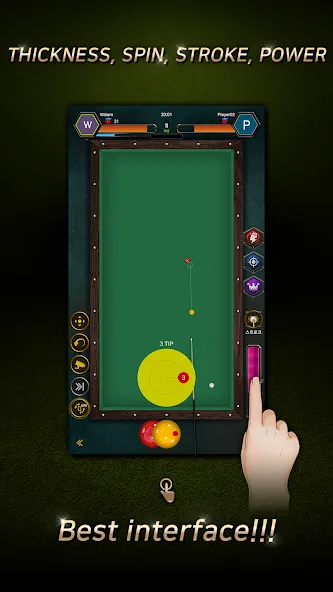 Real Billiards Battle - carom (Риал Бильярдс Батл)  [МОД Бесконечные деньги] Screenshot 3