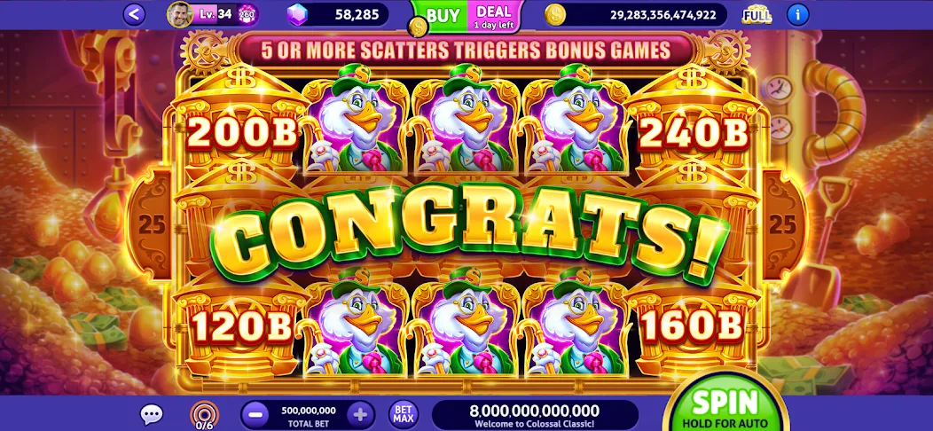 Club Vegas Slots Casino Games (Клуб Вегас)  [МОД Unlocked] Screenshot 3