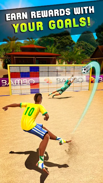 Shoot Goal - Beach Soccer Game (Шут)  [МОД Menu] Screenshot 2