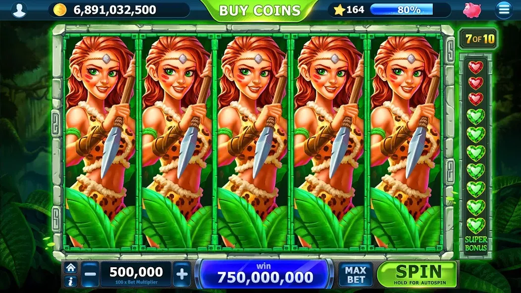 Slots of Vegas (Слоты Вегаса)  [МОД Много монет] Screenshot 4