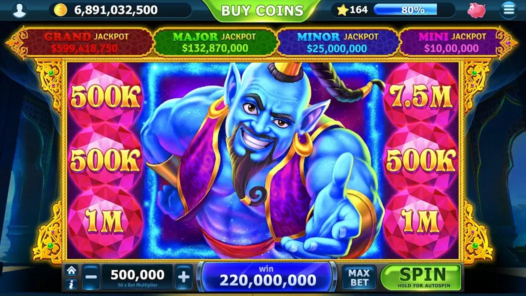 Slots of Vegas (Слоты Вегаса)  [МОД Много монет] Screenshot 5