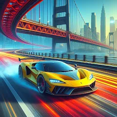 Скачать взломанную Car Race 3D - Racing Master (С  3D  Гонки на автомобилях 3D)  [МОД Mega Pack] - полная версия apk на Андроид