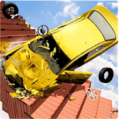 Скачать взлом Beam Drive Crash Death Stair C (Бим Драйв Краш Дэт Стэр С)  [МОД Бесконечные деньги] - полная версия apk на Андроид