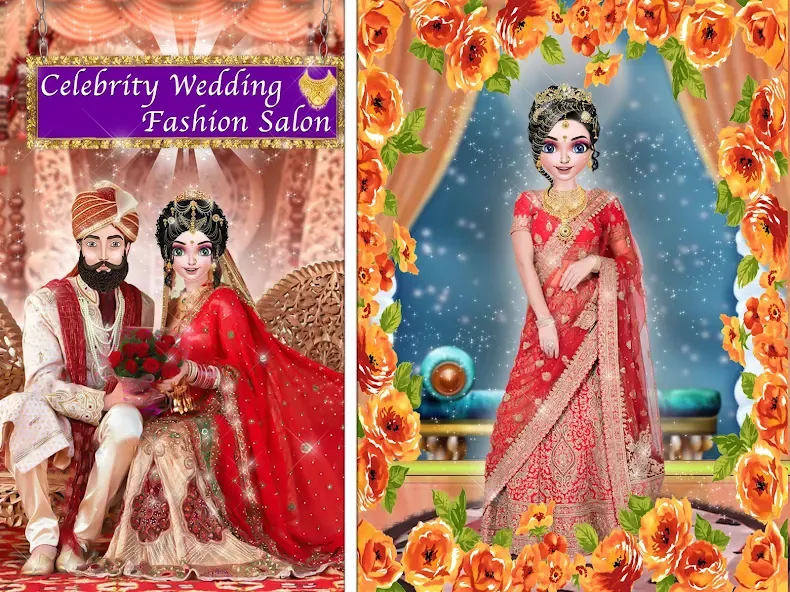 Celebrity Wedding Fashion fun (Селебрити свадебная мода весело)  [МОД Menu] Screenshot 1