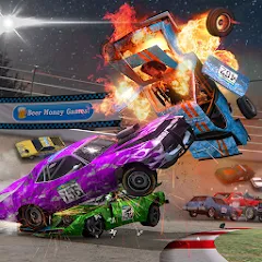 Взломанная Demolition Derby 3 (Демолиция Дерби 3)  [МОД Много денег] - полная версия apk на Андроид