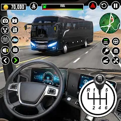 Скачать взлом Bus Driving School : Bus Games  [МОД Много денег] - стабильная версия apk на Андроид