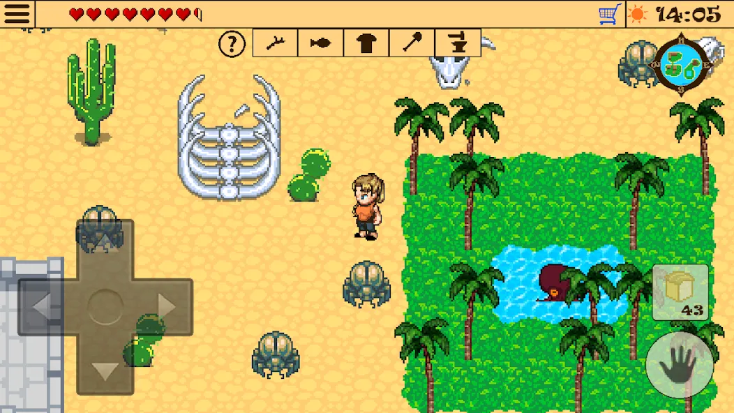 Survival RPG 2:Temple Ruins 2D (Сурвивал РПГ 2)  [МОД Много монет] Screenshot 1