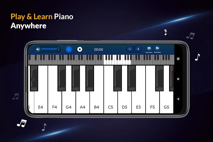 Real Piano Keyboard  [МОД Меню] Screenshot 1