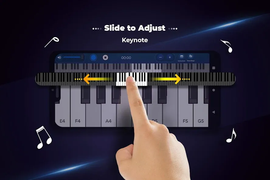 Real Piano Keyboard  [МОД Меню] Screenshot 3