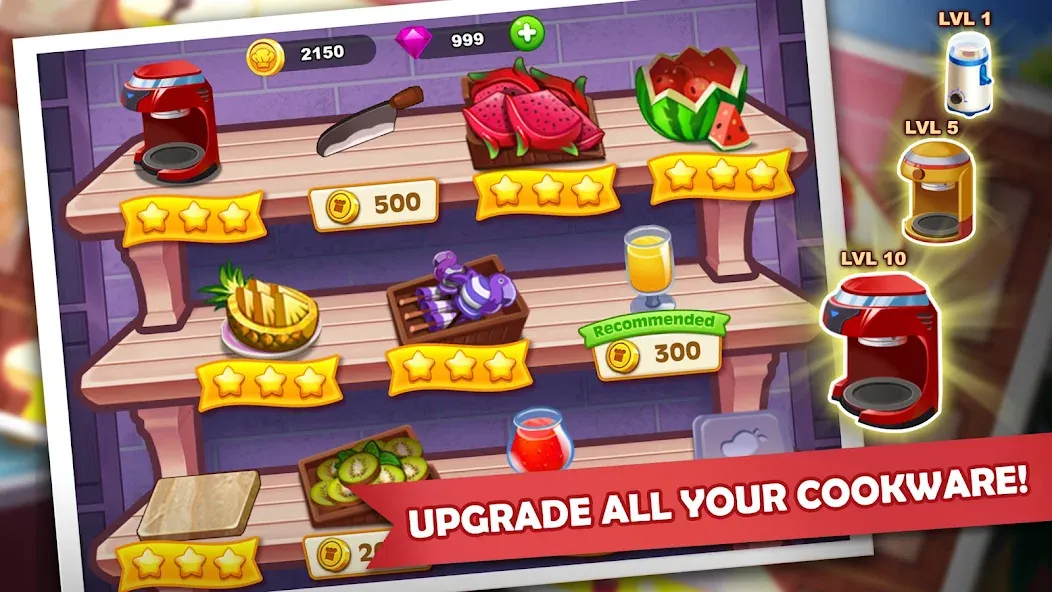 Cooking Madness: A Chef's Game  [МОД Бесконечные деньги] Screenshot 4