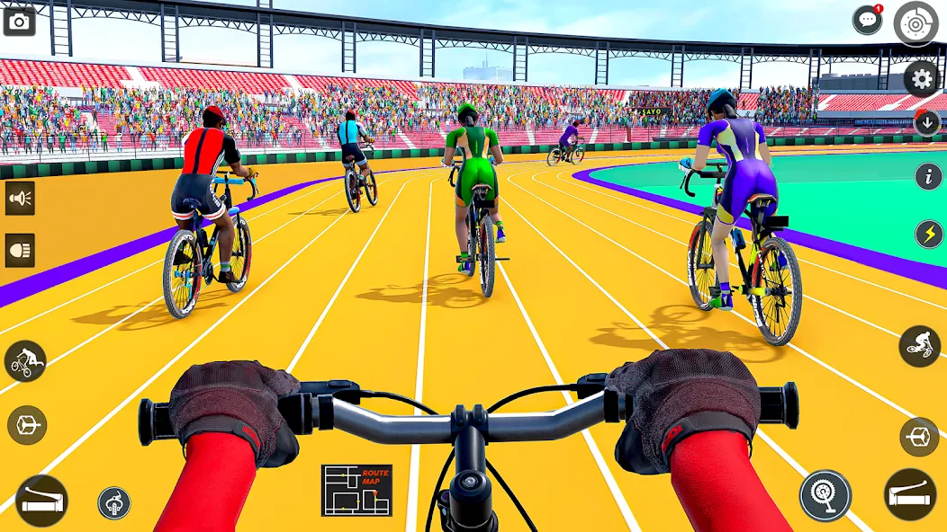 BMX Cycle Race 3d Cycle Games (гонка на велосипедах 3D игры на велосипеде)  [МОД Unlocked] Screenshot 1