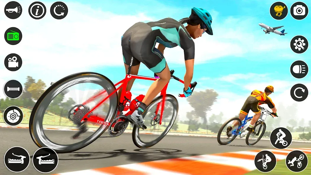 BMX Cycle Race 3d Cycle Games (гонка на велосипедах 3D игры на велосипеде)  [МОД Unlocked] Screenshot 5