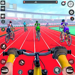 Скачать взломанную BMX Cycle Race 3d Cycle Games (гонка на велосипедах 3D игры на велосипеде)  [МОД Unlocked] - полная версия apk на Андроид