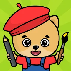 Взломанная Kids Coloring & Drawing Games  [МОД Меню] - полная версия apk на Андроид