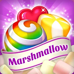 Взломанная Lollipop & Marshmallow Match3  [МОД Все открыто] - полная версия apk на Андроид