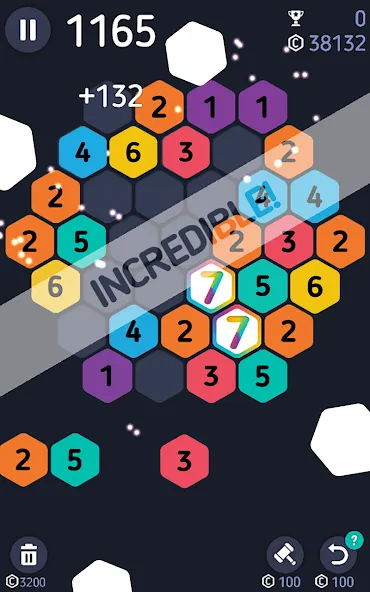 Make7! Hexa Puzzle  [МОД Бесконечные деньги] Screenshot 4