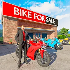 Скачать взломанную Motorcycle Dealer Bike Games  [МОД Много монет] - полная версия apk на Андроид